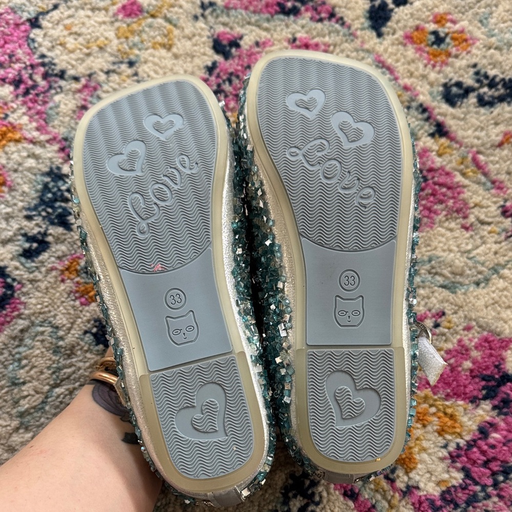 Frozen Elsa Glitter Kids Shoes - Picture 5 of 7